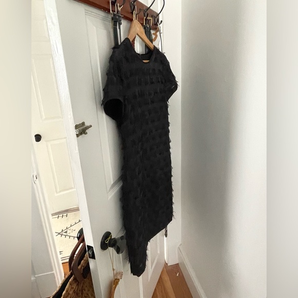 Banana Republic Highly Textured Black Mini Dress - Picture 10 of 16